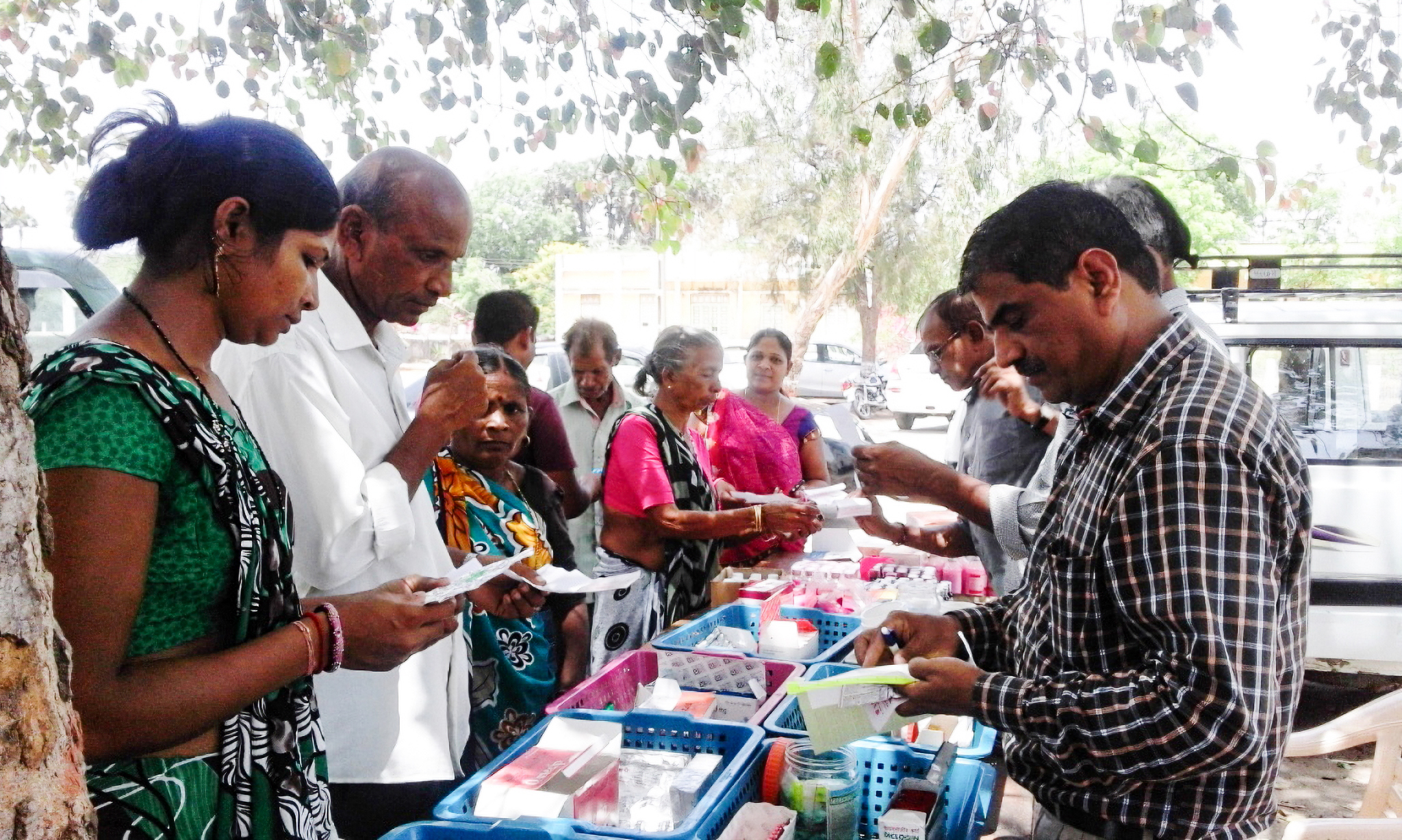 giving medicine